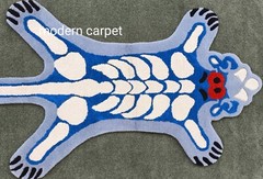 Tibetan Tiger Rugs 3×5 Feet Handmade 100% Woolen Hand Tufted For Home Decoration