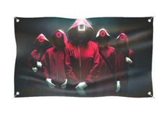 squid game 3x5ft flag room Wall 3x5ft Home Décor Art & Outdoor Banner