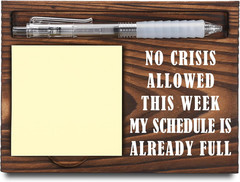 Funny Boss Gifts, Funny Home Office Desk Decor Boss’s Day Gifts, Sticky Note Hol