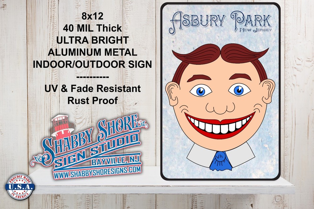 Asbury Park Tillie Metal Indoor/Outdoor Sign 8×12