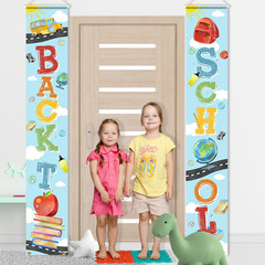 Back to School Banner Decoration,Welcome Back to School Porch Sign First Day of