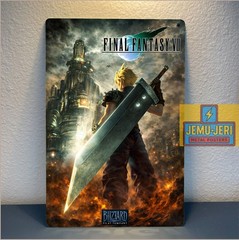 Final fantasy VII Vintage Video Game Metal Poster – Sign – Size:20x30cm