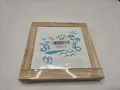 Hello Summer Wooden Plaque 6″ X 6″