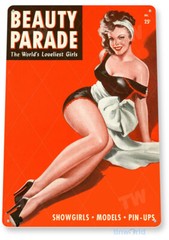 TIN SIGN BP Pin-Up Show Girls Metal Tin Sign Décor Wall Art Garage Cave A258