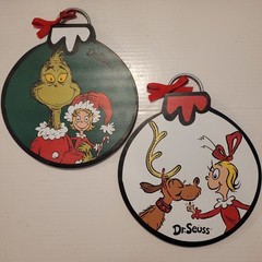 Dr. Seuss Designs The Grinch Cindy Lou Who & Max Signs Hobby Lobby Christmas
