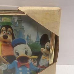 DISNEYLAND 1970s framed picture Mickey Mouse Donald Duck Pluto Goofy 8” X 6”