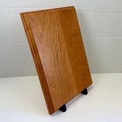 Genuine Cherry Wood Plaque Base, 0.75″ Thick, Laser Engraves Dark
