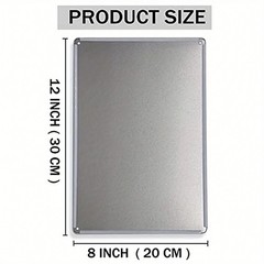 2D Flat Metal Iron Plaque 20.32×30.48cm Wall Art Lock Key