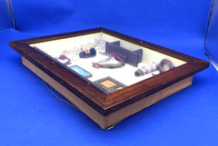 Nautical Fishing Shadow Box Vintage Wall Decor Lake Trout Sailboat