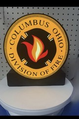 Columbus Ohio Division of Fire LED light-10 inch version