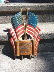 Sexton 505 Wall Plaque Unisex OS Red Patriotic Pledge of Allegiance Americana