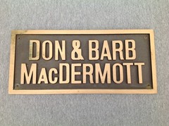 Custom Copper House Family Name “Don & Barb” Plaque