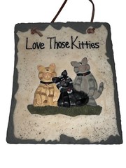 Simply Slates “Love Those Kitties” Slate Wall Decor