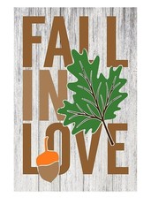 Leaves are Falling Autumn is Calling Rustic Fall Decor Metal Sign – 12″ x 8″