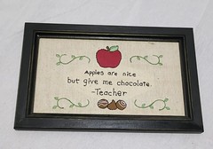 THT Designs Black Wood Wall Frame Teacher Quote, 5×9 Landscape Wall Mount