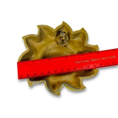Vtg Set 2 Sexton USA 1967 Cast Metal Sunflower Wall Art Plaques Mid Century MCM