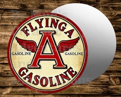Replica FLYING A GAS FUEL OIL Round Sign Wreaths Crafts & miniatures Projects