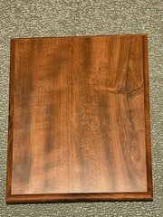 9 x 12 Inch Cherry Color Blank Award Plaque, Beveled Edge, DIY, Trophy, Gift