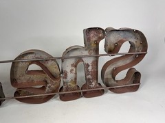 She Shed Metal Rustic Style Decorative 3D Letter Wall Sign 34″ Custom Handmade