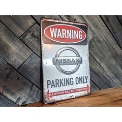 Nissan Parking Only Sign – 8in x 12in