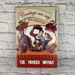Pioneer Woman Cowboy Sign Western Rodeo Hanging Wall Art Decor Retro