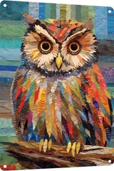TopPacific Vintage Style Cute Owl Anique Tin Sign 8x12inches, Owl-3