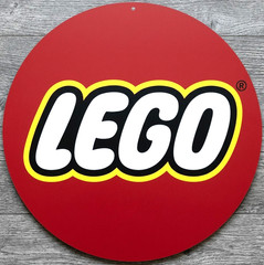 Lego 12″ Diameter Novelty Metal Sign Made In USA New!
