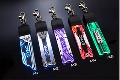 Futuristic Cyberpunk LED Keychain | Different Designs – Circuit Board, Green Cod