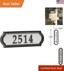 Versatile Nite Bright Address Sign 16″ x 4.5″ – Easy Installation & Reflective