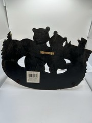 An Old Bear Lives Here With His Honey Funny Black Bear Mountains Wall Decor
