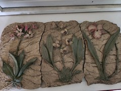 Home Interiors and Gifts Resin Wall Plaques 3D Floral Design ~ Complete S3 RARE