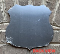 Thin Blue Line 11″ Highway Shield Metal Sign Police Law Enforcement Wall Decor