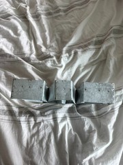 Galvanized Metal Letter W Marquee Light Up Initial LED Decor Battery Operated