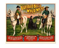 Vintage Style Sign Metal Wall Deco Buffalo Bill MS164