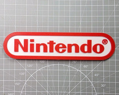 Nintendo Game Company Video Game Sign 10 ” inch Logo Display for Wall or Shelf