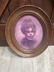 Vintage Vel Miller Portrait Of Young Girl Beautiful Bright Color