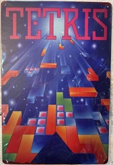 TIN SIGN 8×12 Tetris Video Game Puzzle Blocks Pieces Gamers Gaming DD19