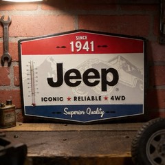14″X10″ Open Road Embossed Jeep Wall Thermoneter…Ships Free!