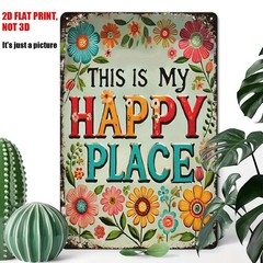 Tin Sign Aluminum Sign 8×12 All Season Floral Art Home Decor Funny Garden