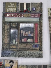 Chiu Tak Hak 3-d Paris Parisian Store Fronts Livre Bourgogne Library Restaurant