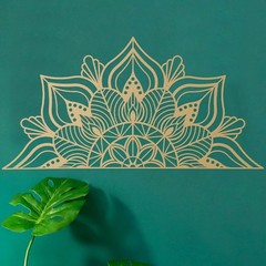 Large Metal Mandala Wall Art, Unique Lotus Flower Wall Decor for Living Room …