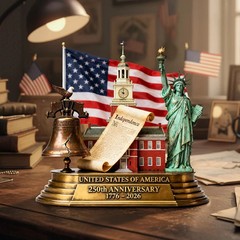 1776-2026 America 250th Anniversary Commemorative Acrylic Plaque