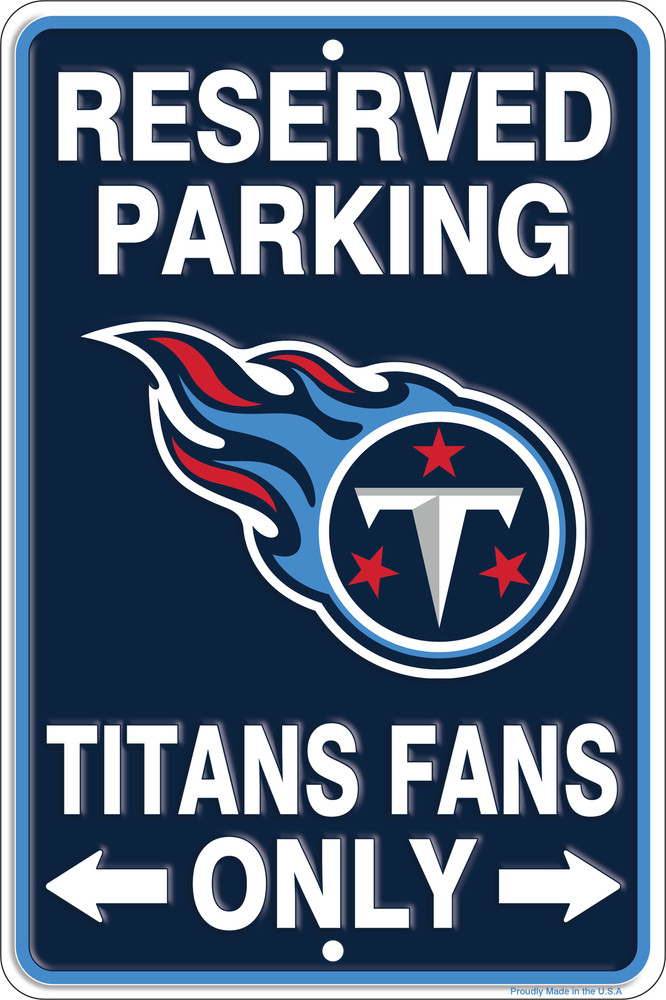 Reserved Parking – N1046 – Tennessee Titans – MDF Wood