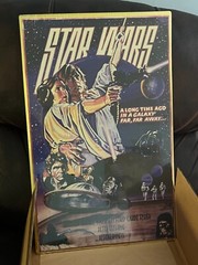 STAR WARS MOVIE POSTER A NEW HOPE METAL/TIN SIGN 15×24! RARE! NEVER BEEN USED!
