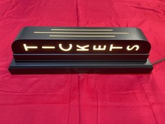 Custom Art Deco Lighted TICKETS Home Theater Sign LED Sign Movie Cinema Decor