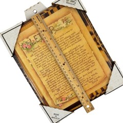 Vintage The Letter Jesus Religious Wood Plaque Wall Art 8×10 USA Inspirational