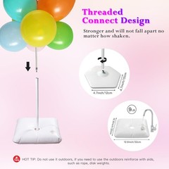 21ft Balloon Arch Stand Kit, Free Combination in Width and Height (e.g. 10ft …