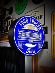 Ford Trucks LED Light Box | USB Powered Garage Sign | RGB Option