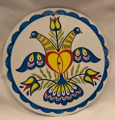 Pennsylvania Dutch Hex Sign Double Headed Bird Jacob Zook 7.5″