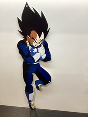 Dragon Ball Z Vegeta Metal Sign Made on 20 gauge steel Laser Cut Out